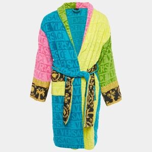 Versace
Versace Home Multicolor Terry Baroque Print Belted Bathrobe L
